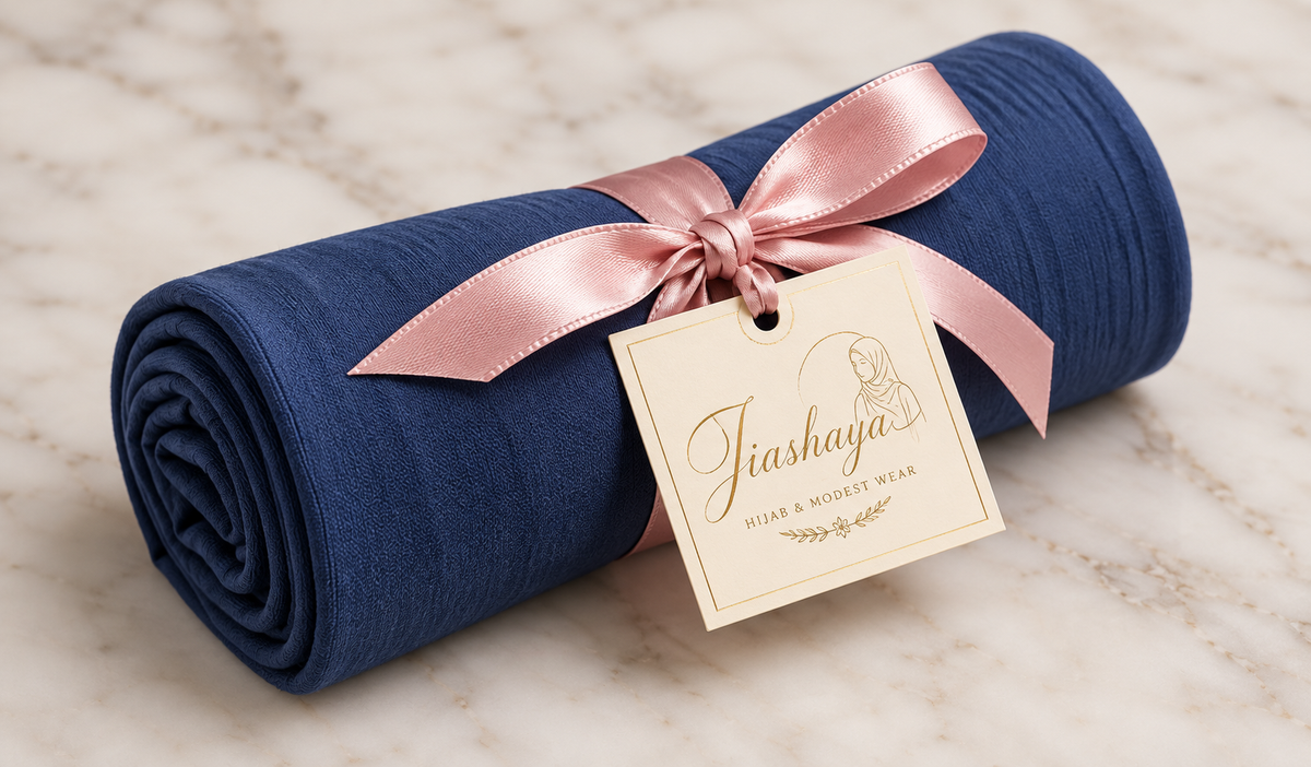 Midnight Blue Jersey Hijab