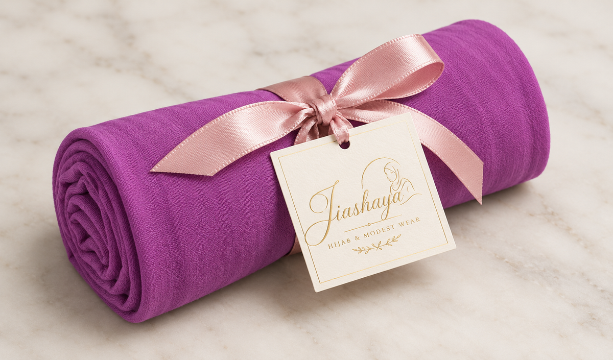 Orchid Purple Jersey Hijab