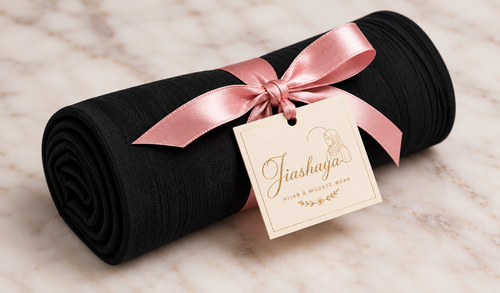 Classic Black Jersey Hijab